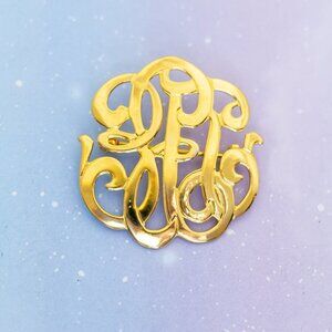 Vintage Victorian North Star Locket Brooch by Avon - J32